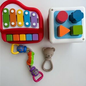 Bundle Baby Toys Musical and Shape Sorting Toy Set